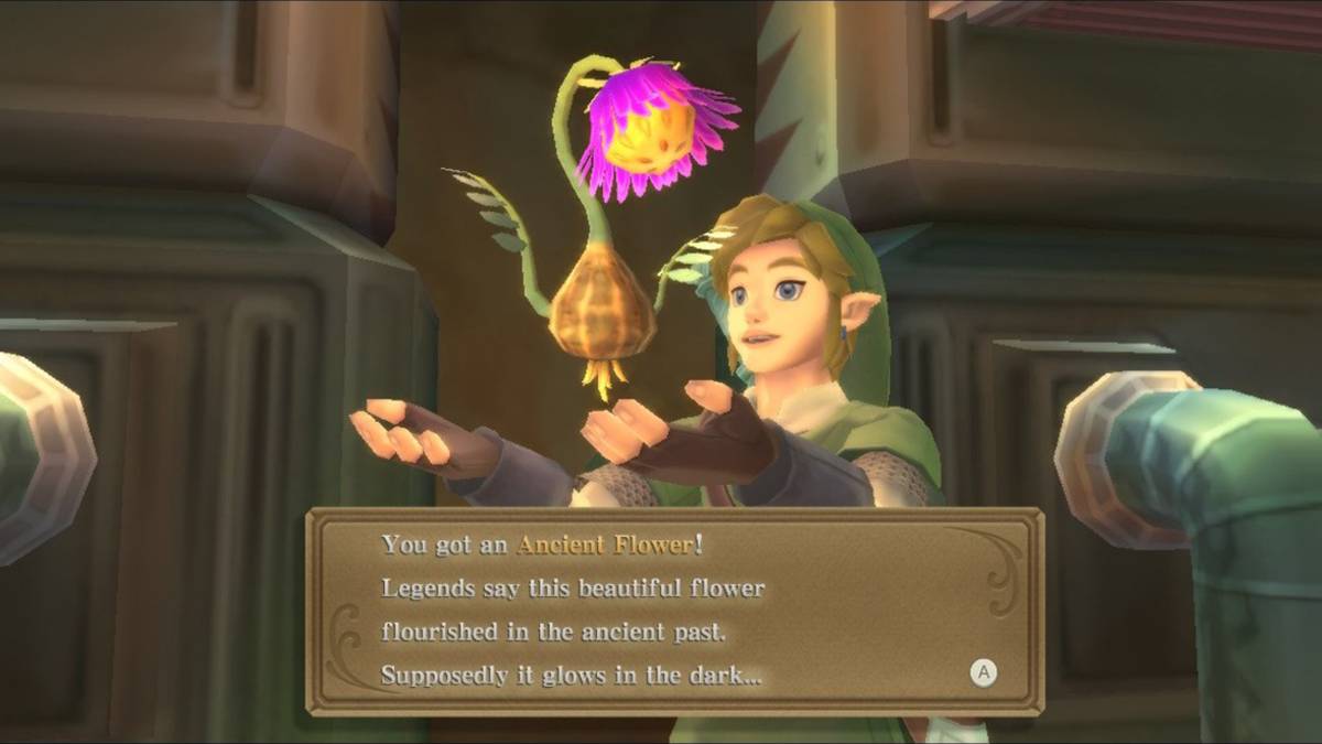 skyward sword ancient flower location guide
