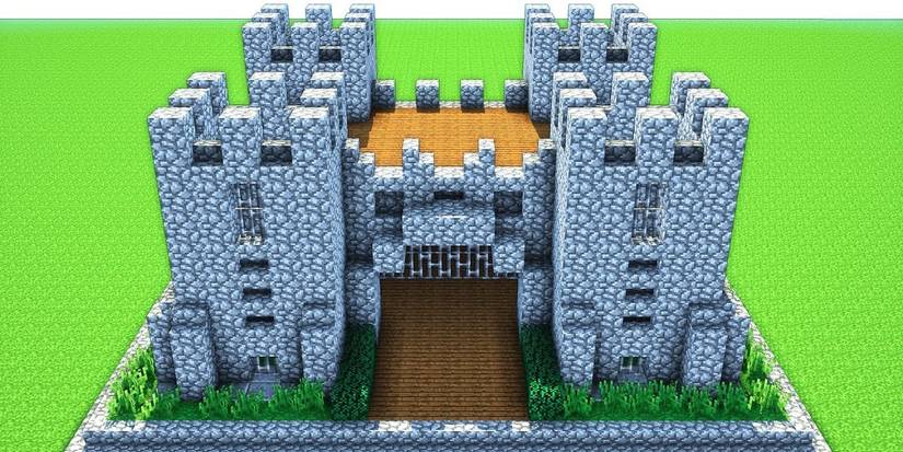 Easy Minecraft house design - Castle