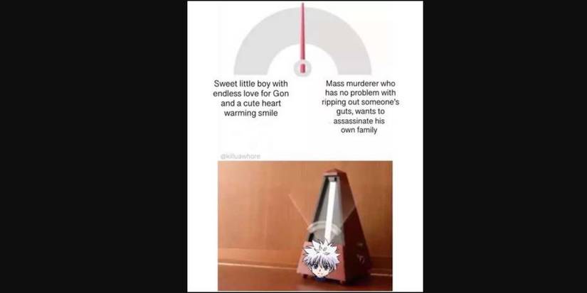 Hunter x Hunter funny memes Killua split personality