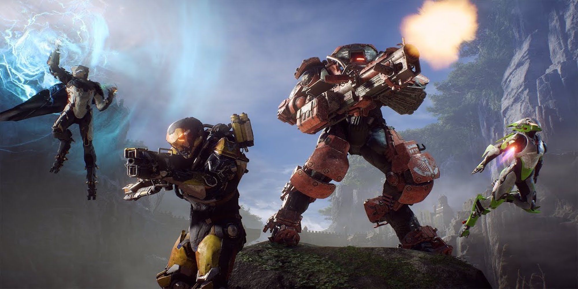 Promo art featuring characters from Anthem
