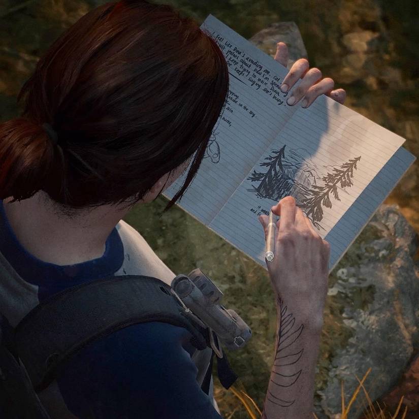 the last of us 2 ellie journal