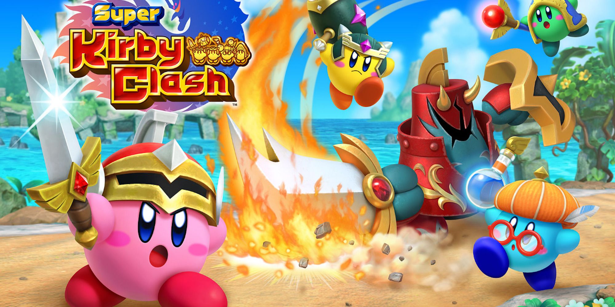 Promo art featuring character from Super Kirby Clash