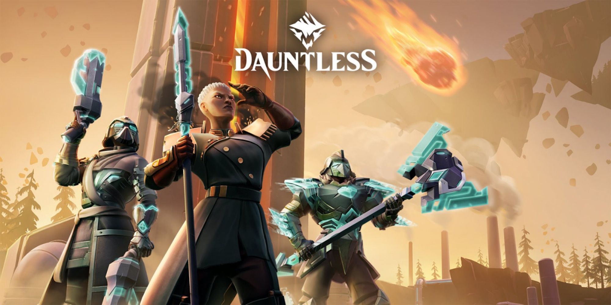 Promo art featuring characters from Dauntless