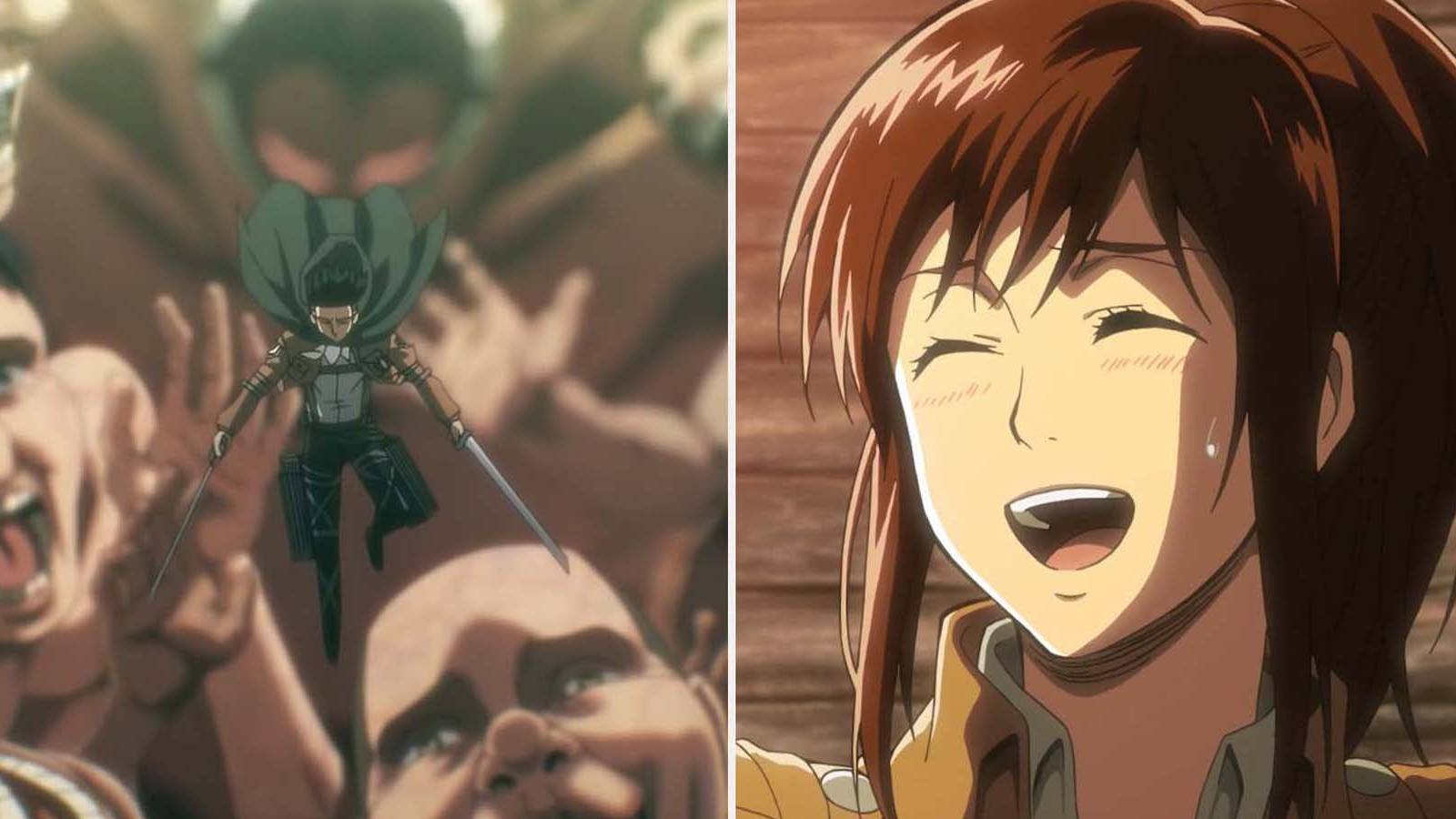 Attack on Titan, Levi and Sasha