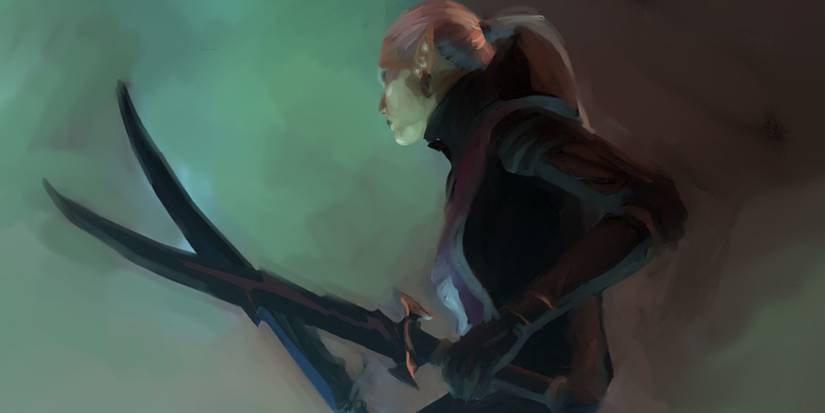 A Nightblade with dual swords