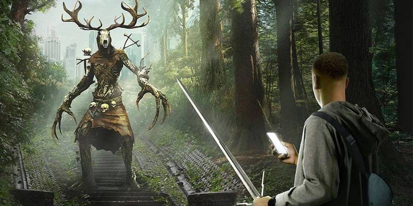 A Player finding a Monster in Witcher Monster Slayer