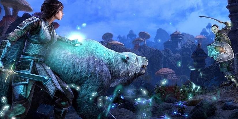 A Warden with an animal companion