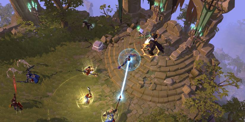 A battle in Albion Online