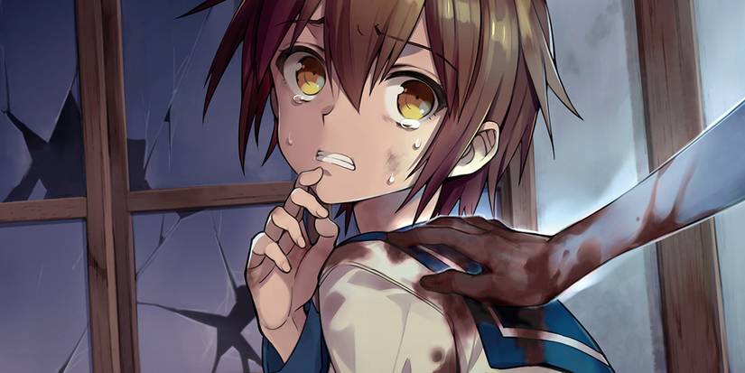 A character in a cutscene in Corpse Party