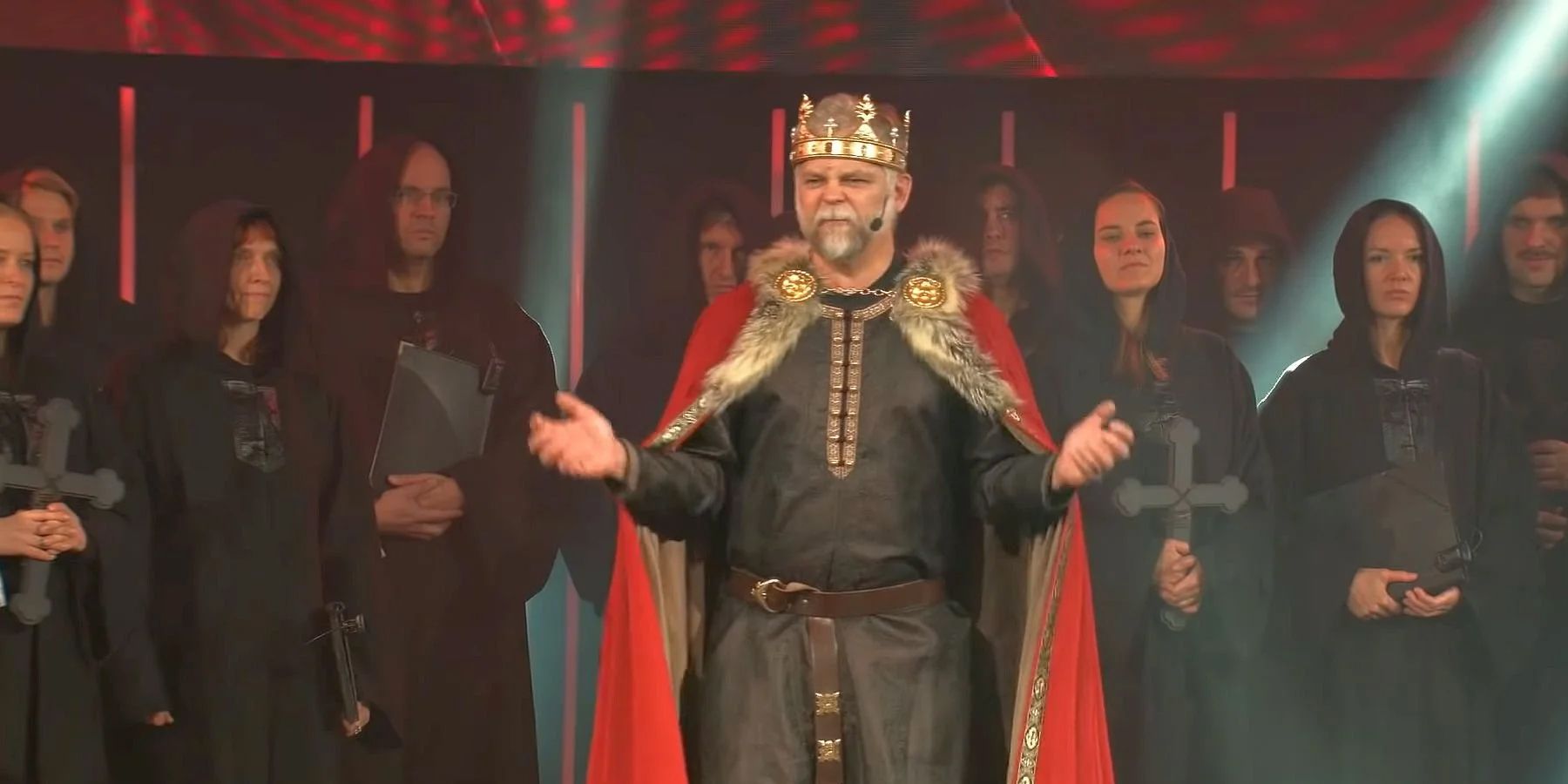 Crusader Kings 3 A ruler and his followers