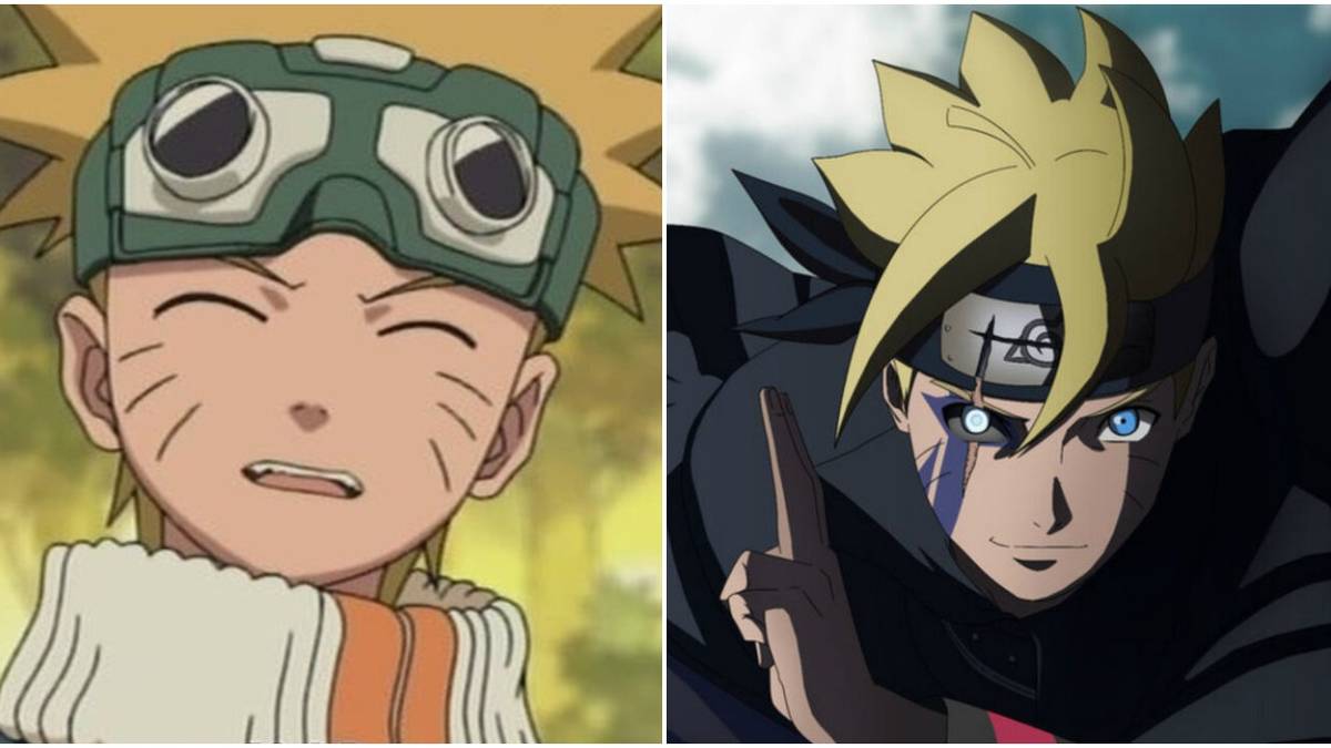 naruto uzumaki and boruto uzumaki