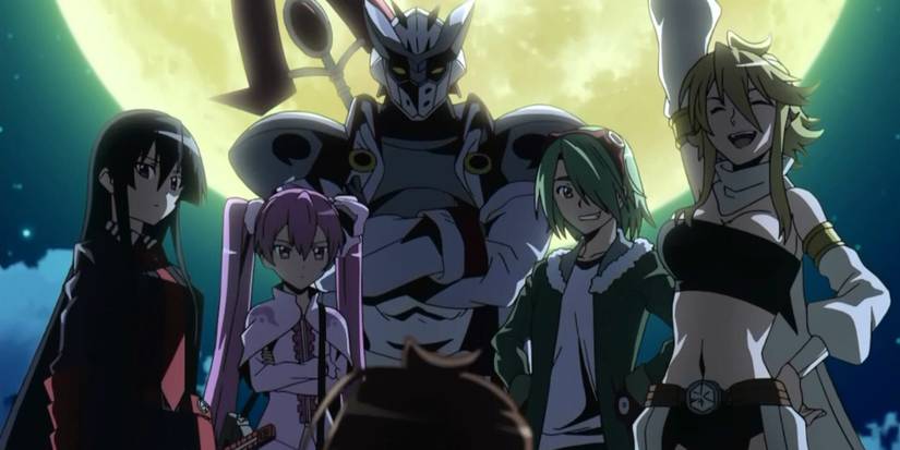 Akame Ga Kill Night Raid Team in moonlight