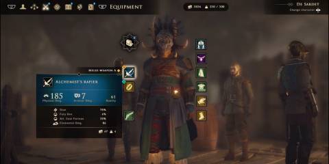 Alchemist's Rapier in Greedfall