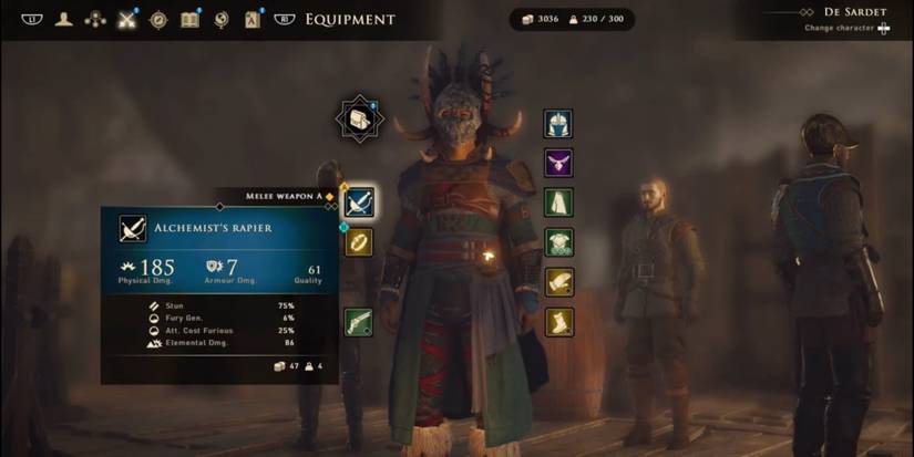 Alchemist's Rapier in Greedfall