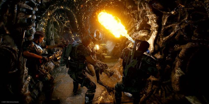 Aliens Fireteam Elite Fireteam In Alien Nest