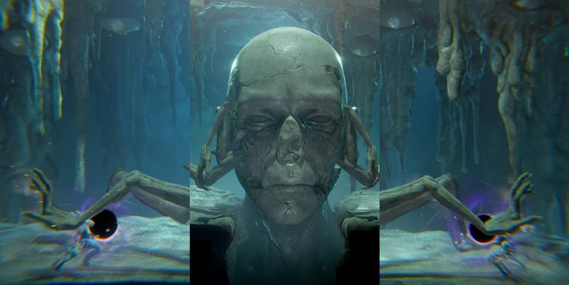 Boss Fight First Phase of Amalgam at Weeping Cavity in Grime 