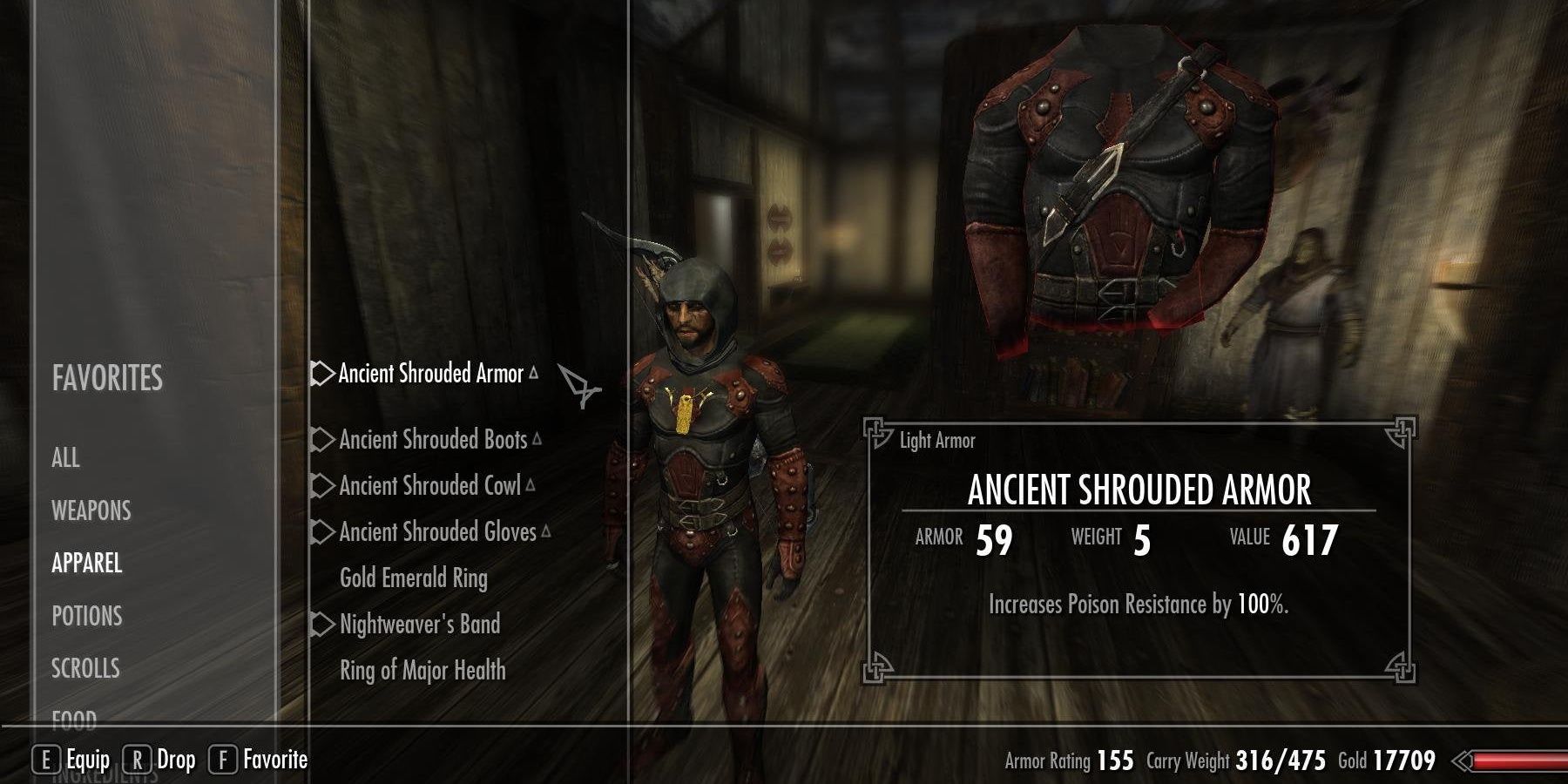 Ancient Shrouded Armor From Skyrim Is Best For Assassins