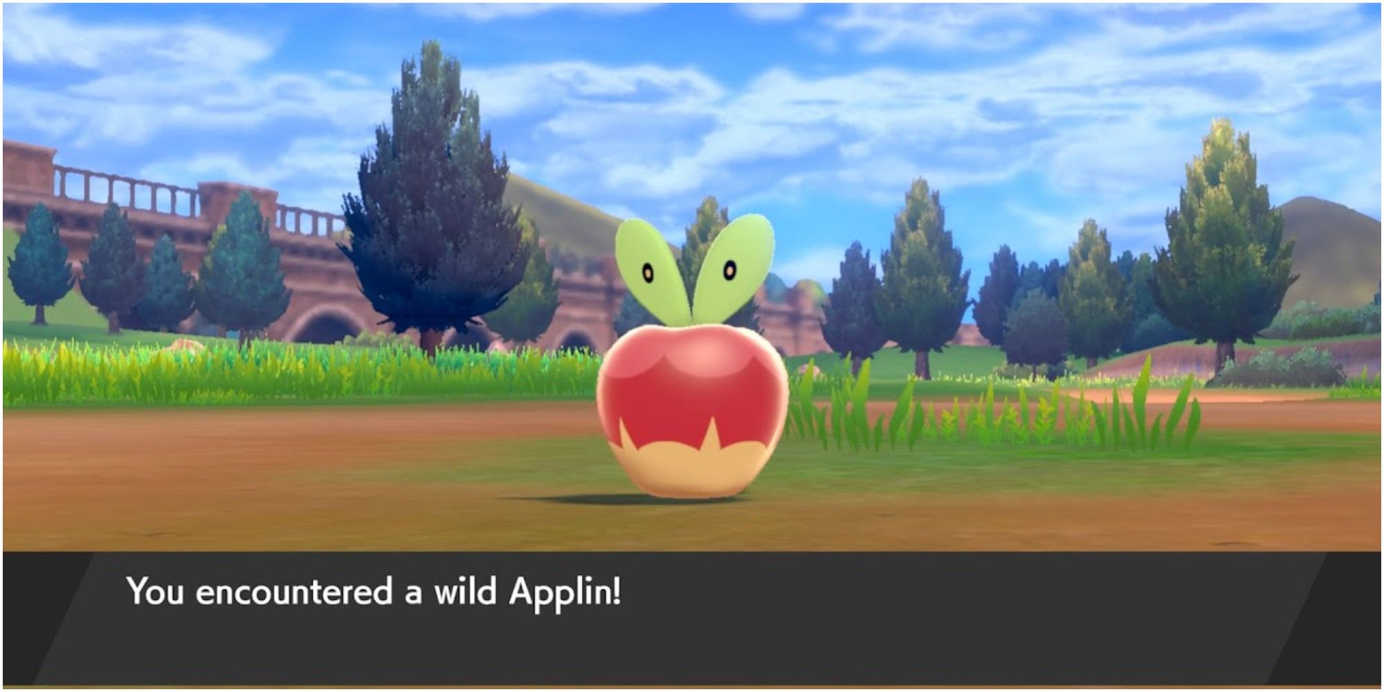 Applin Pokemon Sword and Shield Wild Encounter