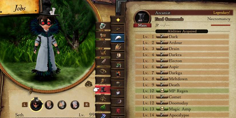 Arcanist in Bravely Default 2