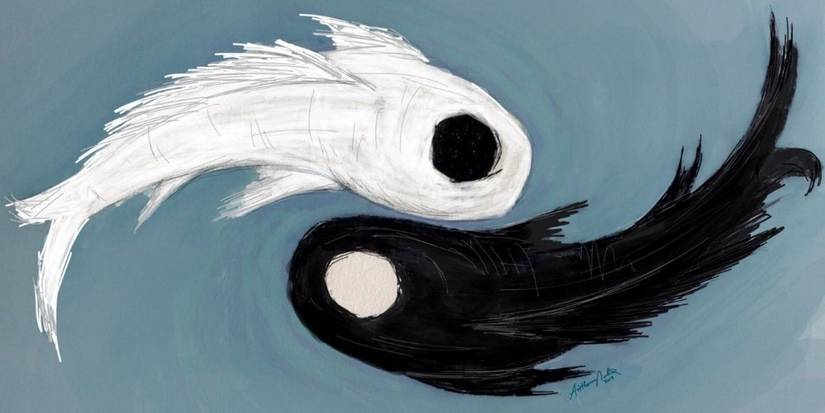 Yin And Yang Koi Fish