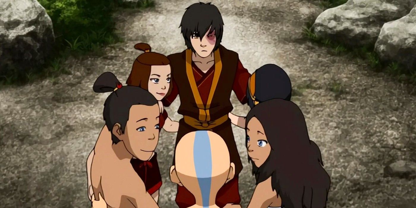 Avatar: The Last Airbender group hug