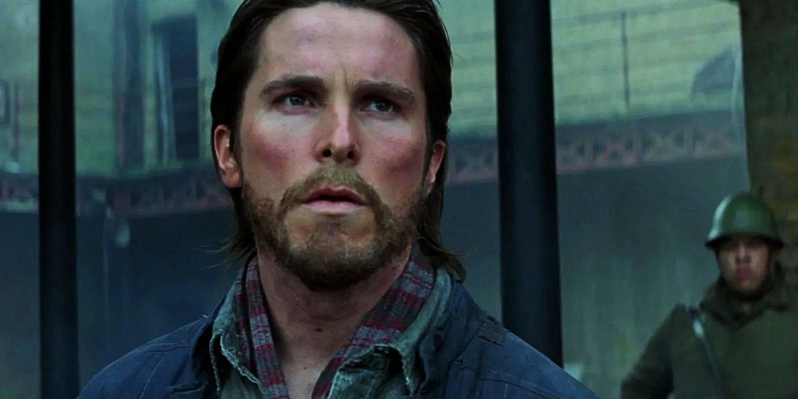 Batman Begins Christian Bale as Bruce Wayne in Prison