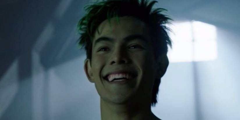 Beast Boy smiles on Titans