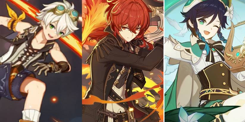 Genshin Impact Bennett-Diluc-Venti-1