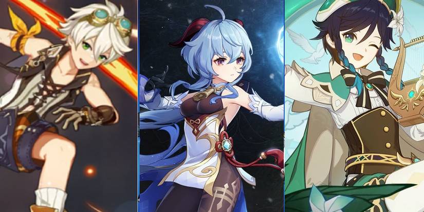 Genshin Impact Bennett-Ganyu-Venti