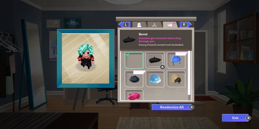 Customizing your character in Boyfriend Dungeon