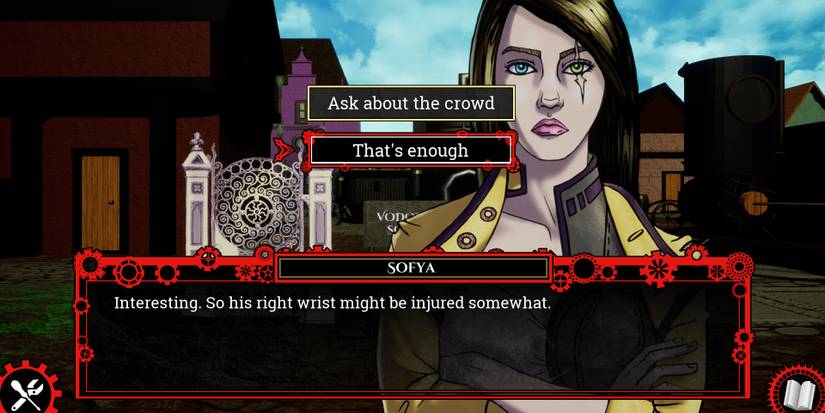 Branching dialogue in visual novels