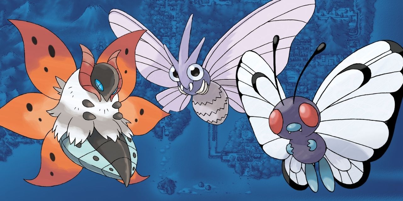 Butterfree-Volcarona-Venomoth Pokemon