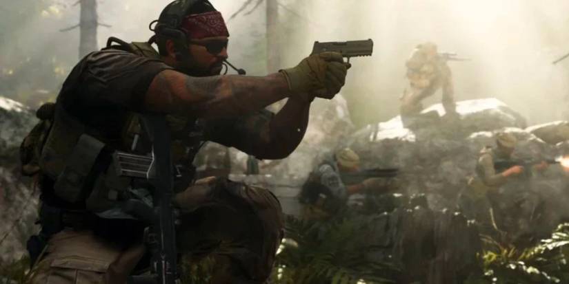 Call-of-Duty-Modern-Warfare-soldiers-in-forest game