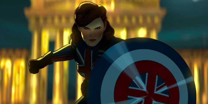 Captain Carter preparing to fight in Marvel's What If