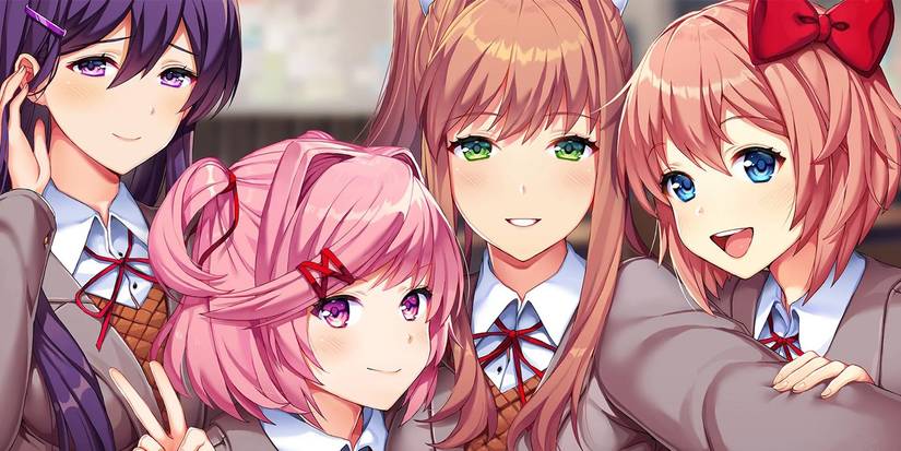 Characters of Doki Doki Literature Club