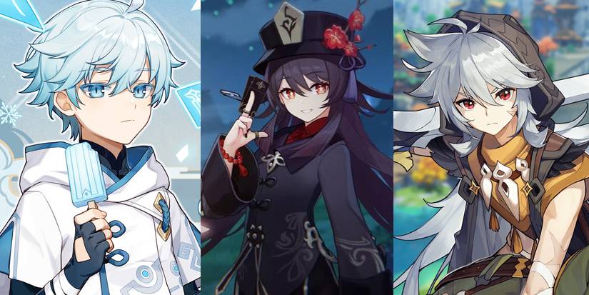 Genshin Impact Chongyun-Hu-Tao-Razor-1