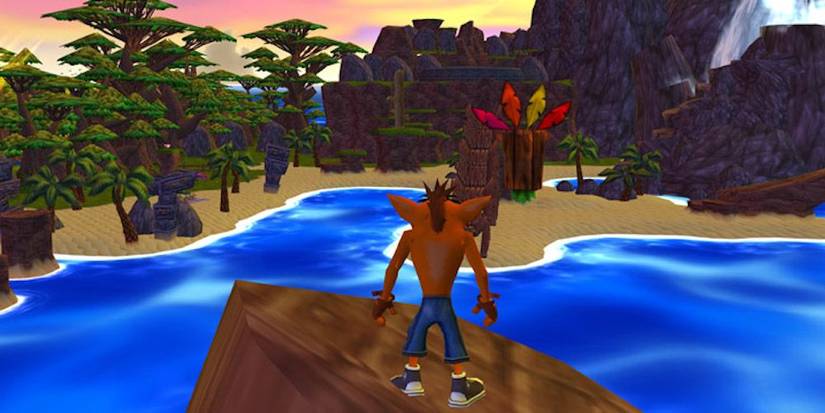 Crash on a rock looking over insanity beach