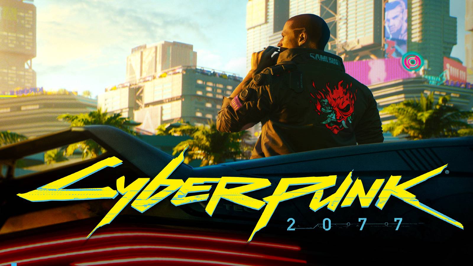 Cyberpunk 2077 Logo Protagonist V Car
