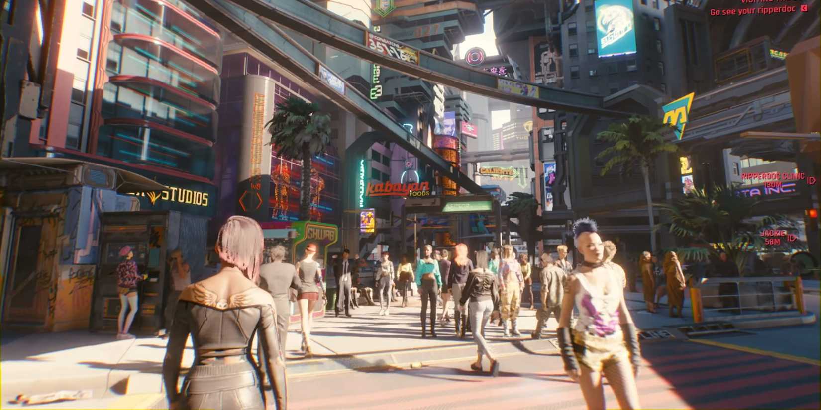 Cyberpunk 2077 Night City Crosswalk