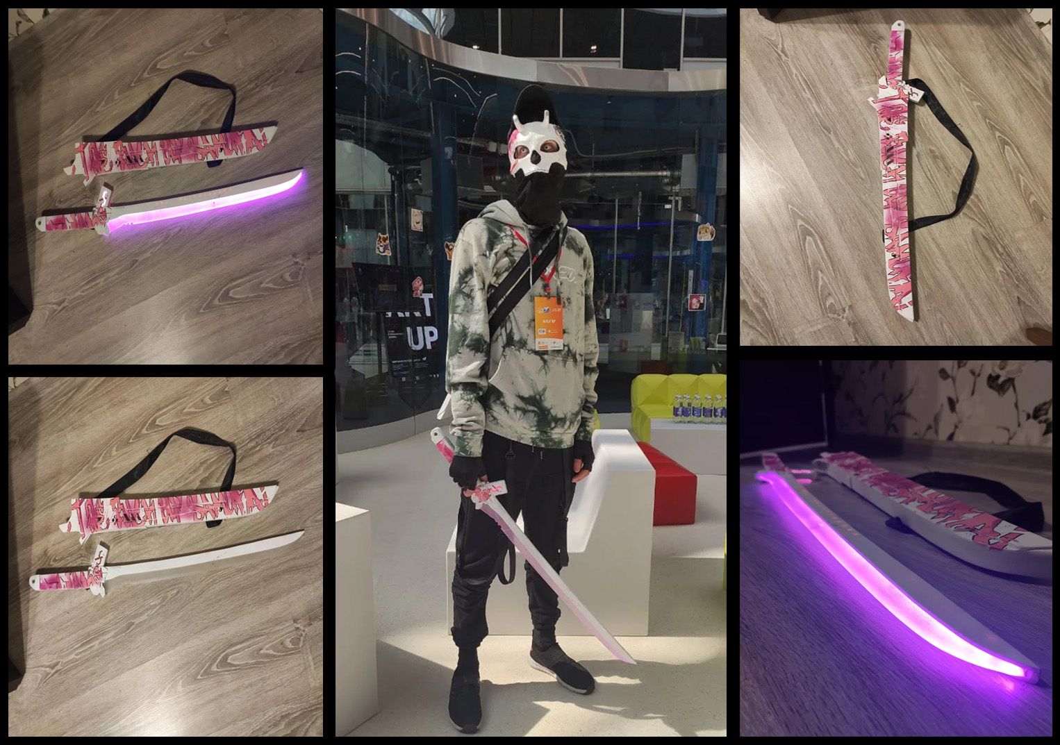 Cyberpunk Cyber Katana Cosplay