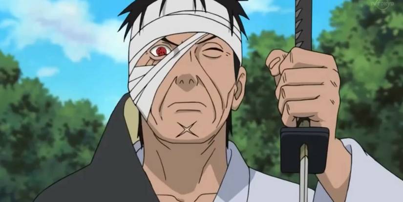 Danzo Using The Sharingan In Naruto