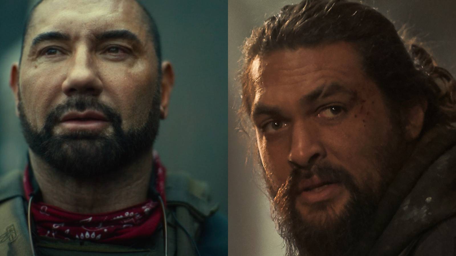 Dave Bautista and Jason Momoa