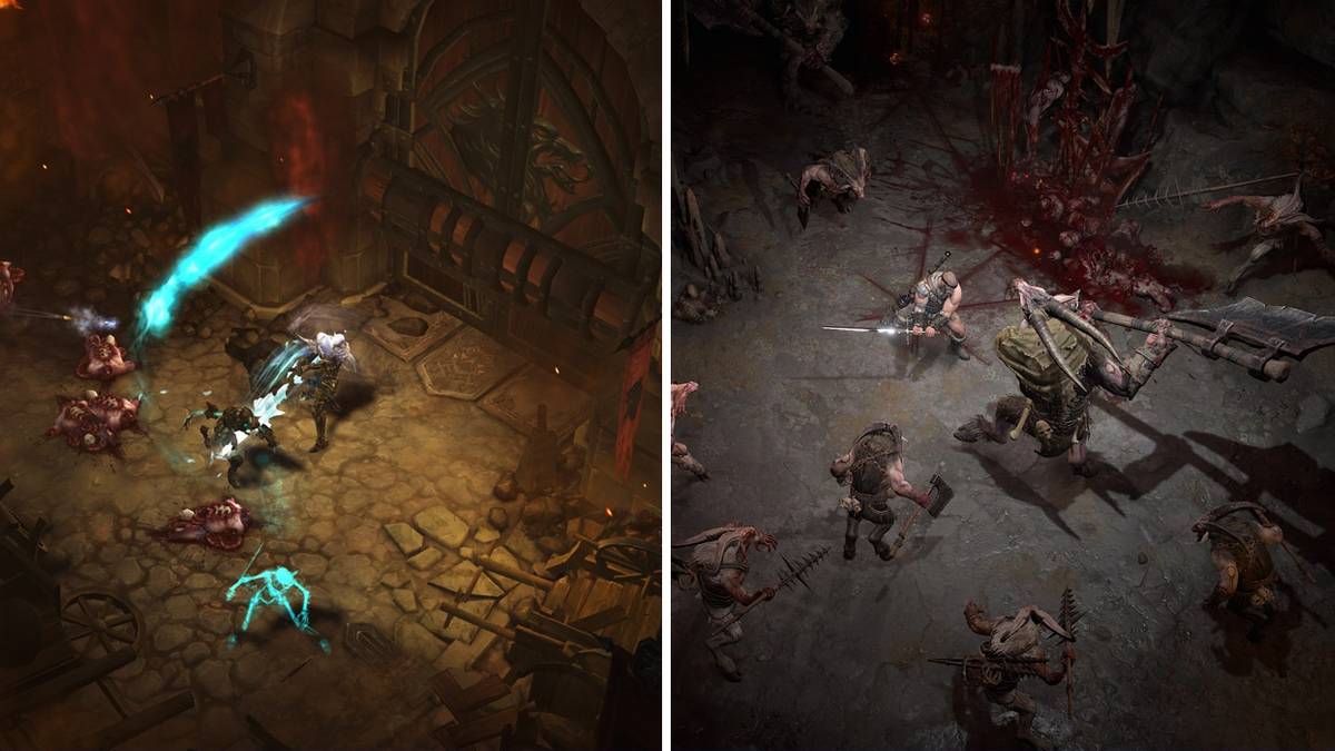 Diablo 3 vs 4 comparison