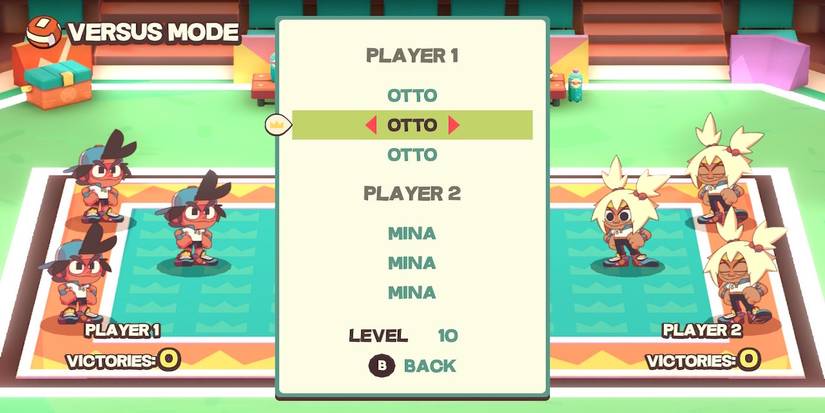 The multiplayer mode in Dodgeball Academia