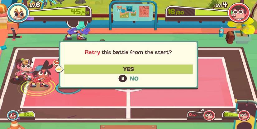 A dodgeball match in Dodgeball Academia