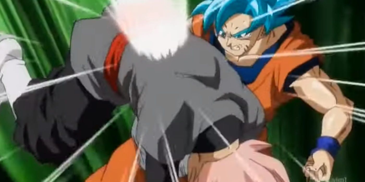 Dragon Ball Future Trunks Saga Goku Fighting Goku Black