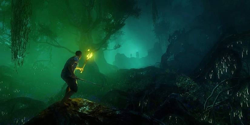 Exploring a region in New World