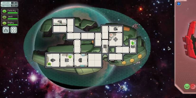 FTL Zoltan ship, zoltans attacking a pirate ship