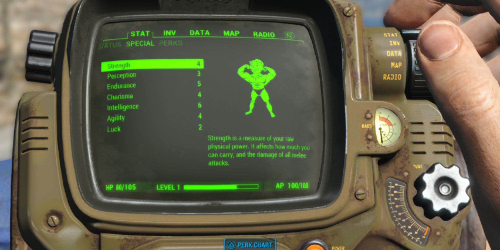 Fallout 4 Pip-Boy Menu