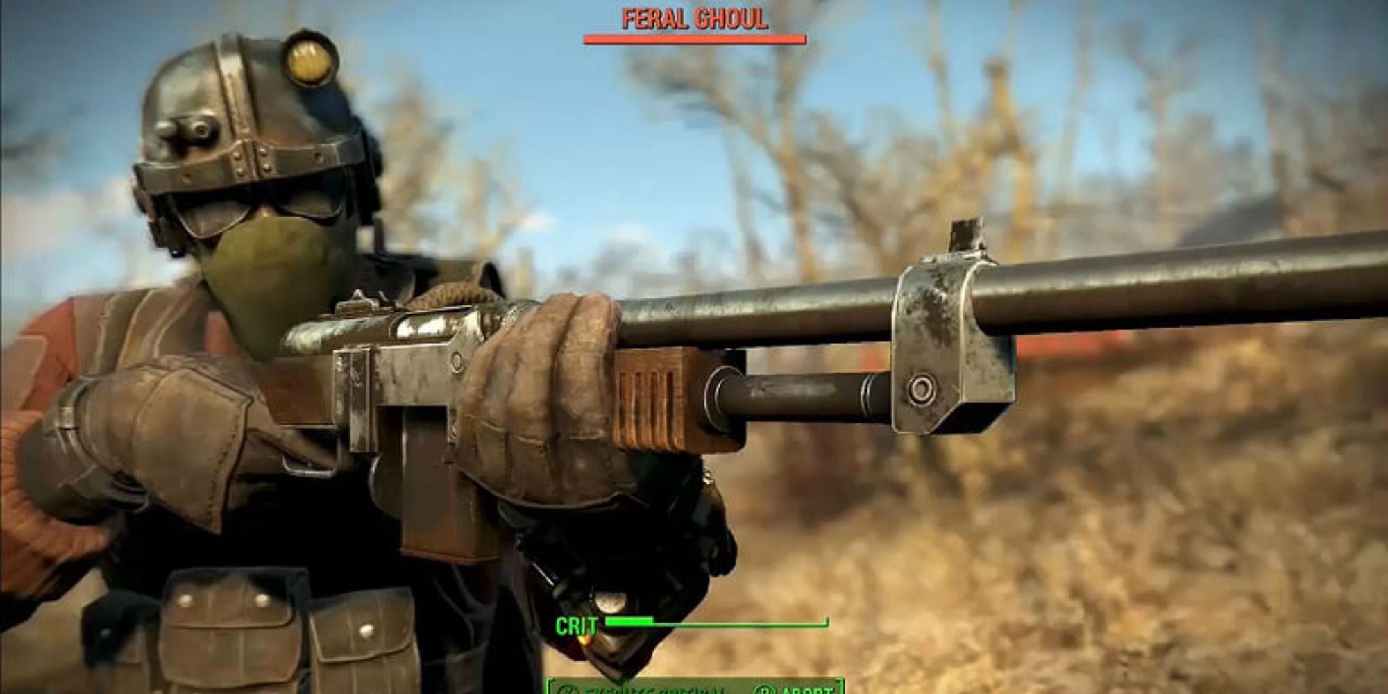 Fallout 4 Player Shooting With A Rifle